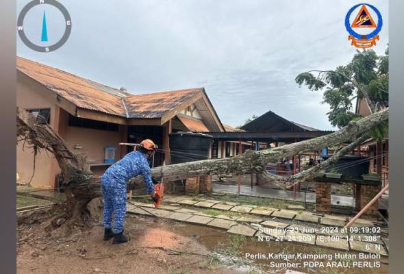 JKM Perlis peruntuk lebih RM58,000 bantu mangsa ribut