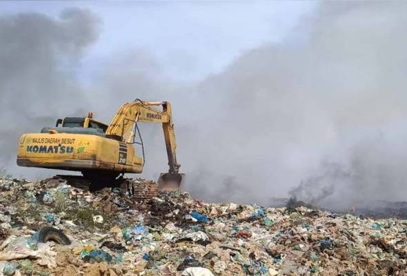 Tapak pelupusan sampah di Besut terbakar lagi