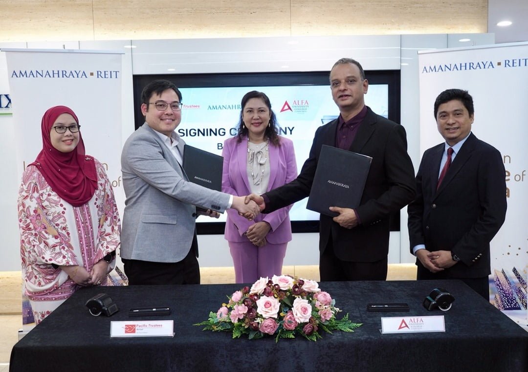 AmanahRaya REIT mengalu-alukan Kolej Universiti ALFA sebagai penyewa jangka panjang