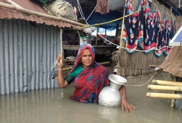 Lapan maut, dua juta terjejas banjir di Bangladesh