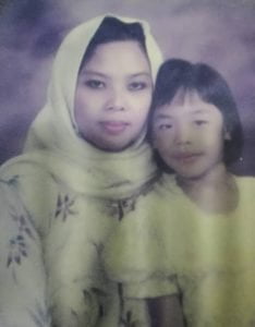 Kak Lah bersama anaknya