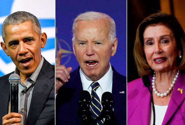 Obama, Pelosi mahu Biden pertimbang undur diri daripada pilihan raya AS