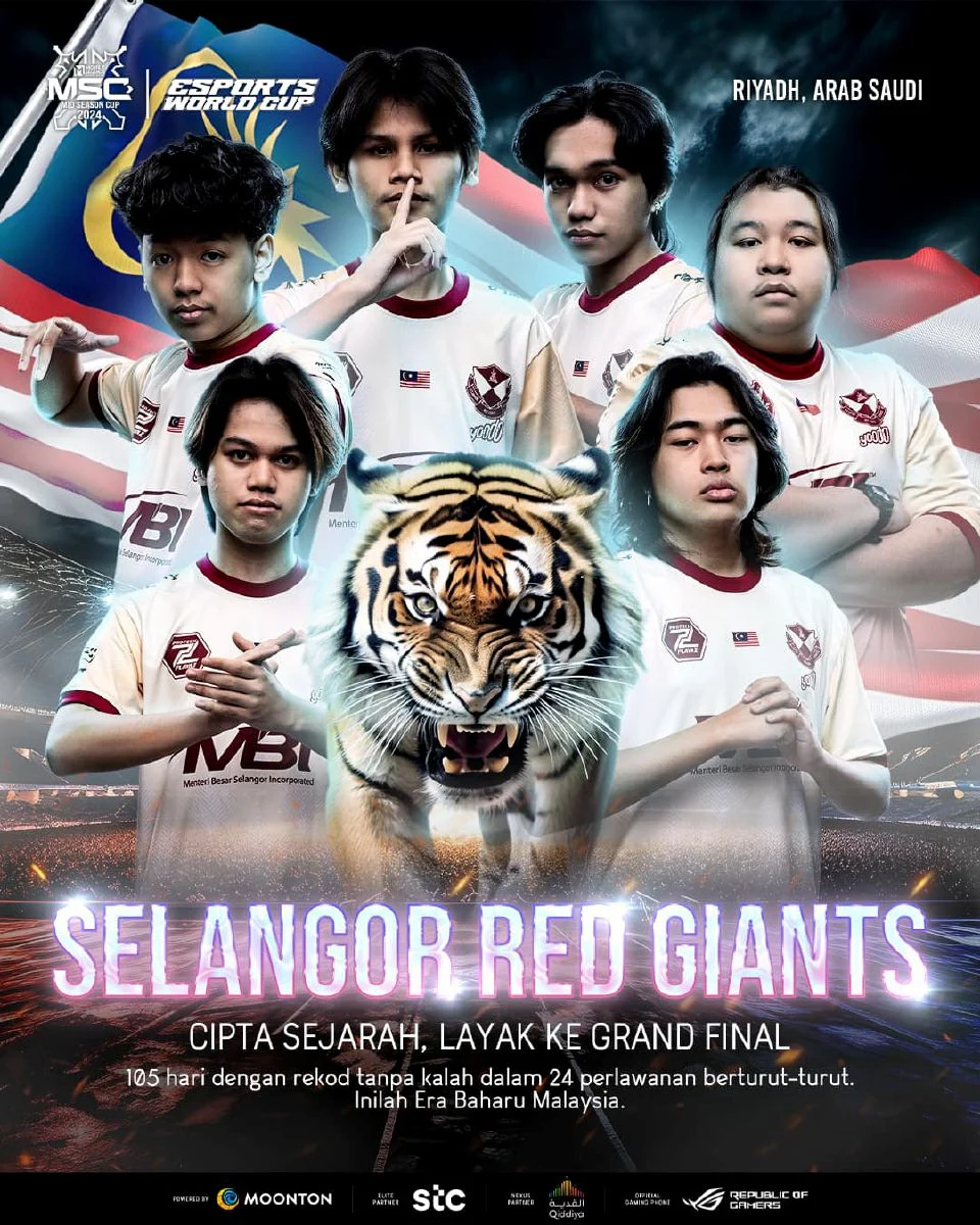 Selangor Red Giants cipta sejarah mara ke final