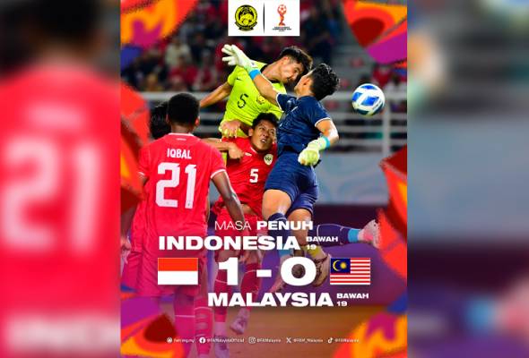 Indonesia ranap misi skuad B-19 kebangsaan pertahan juara