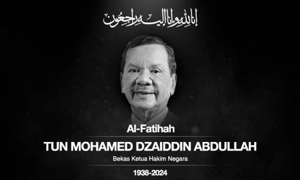 Bekas Ketua Hakim Negara, Tun Dzaiddin Abdullah meninggal dunia