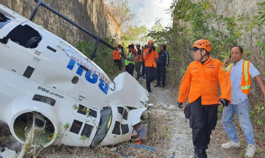 Tersangkut tali layang-layang punca helikopter terhempas