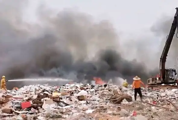 Cuaca panas punca kebakaran tapak pelupusan sampah Pulau Burung