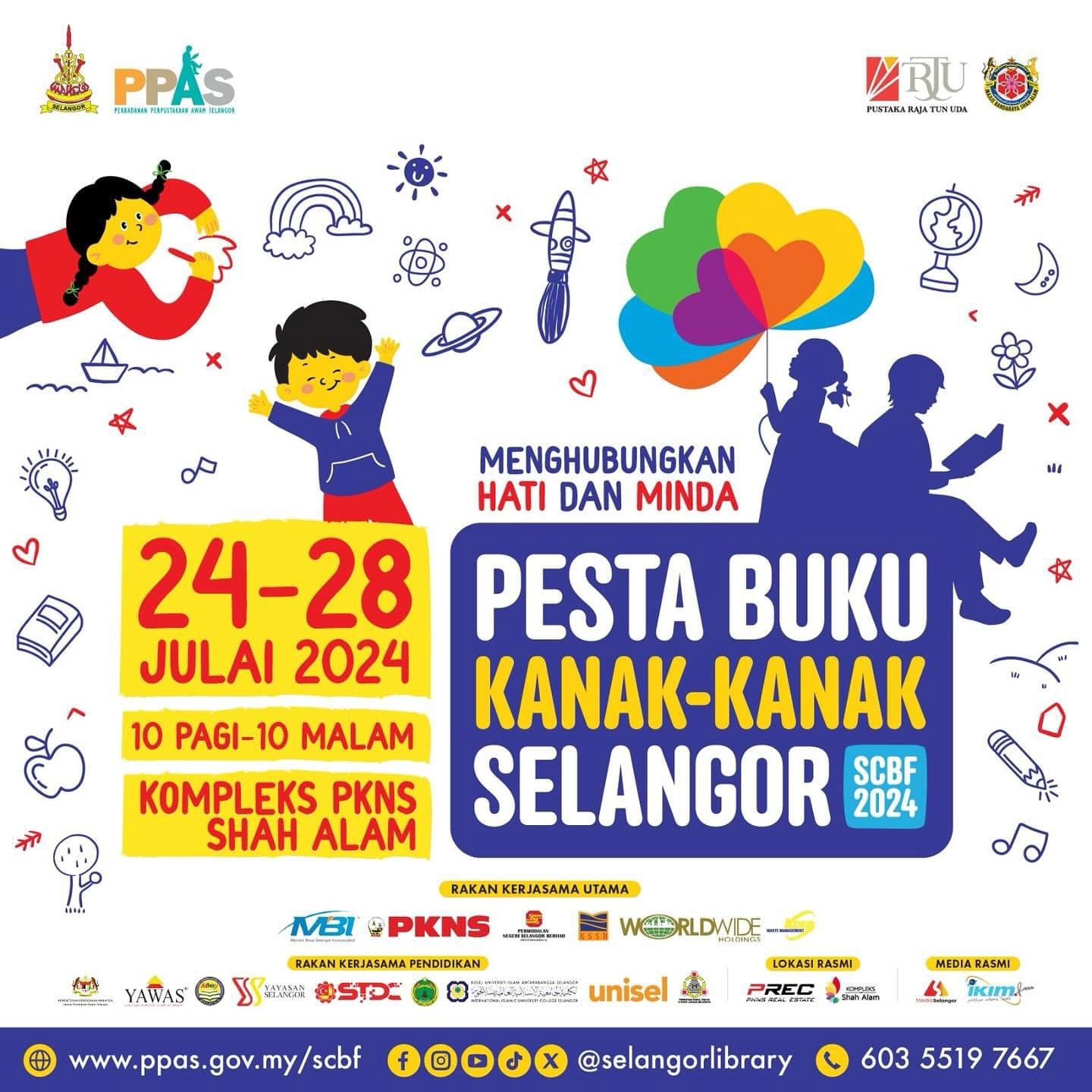 Pesta Buku Kanak-kanak Selangor Mulai Esok
