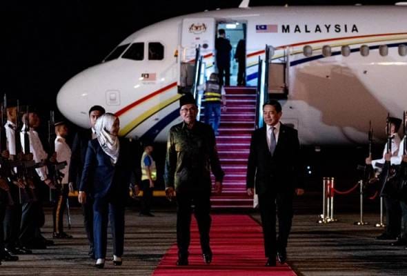 PM tiba di Brunei untuk lawatan kerja dua hari