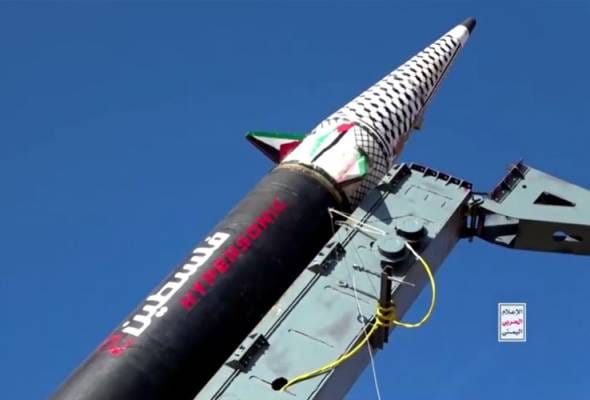 Houthi lancar peluru berpandu hipersonik "Palestine 2"