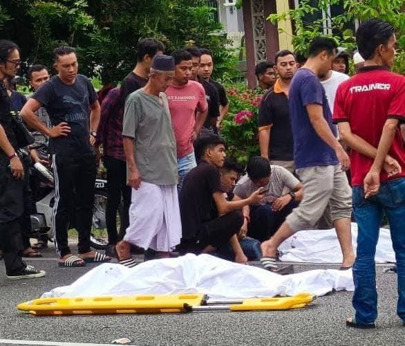 Dua lelaki maut selepas motosikal bertembung