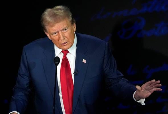 Saham Trump Media menjunam 14.4 peratus selepas debat dengan Harris