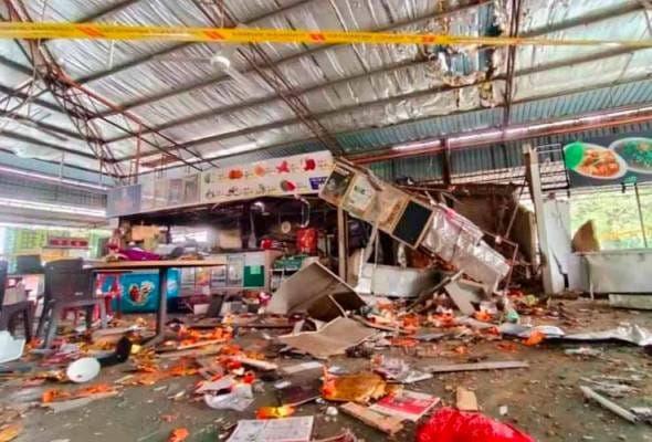 Letupan gegarkan medan selera di Bukit Mertajam