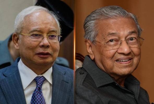 Najib, Tun Mahathir sebumbung di mahkamah hari ini