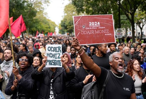 Tunjuk perasaan, kebakaran di Lisbon selepas lelaki Afrika maut dalam operasi polis