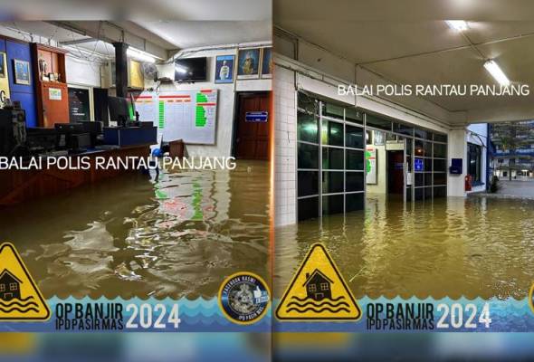 Banjir Kelantan: Sembilan balai polis terjejas - Ahmad Zahid