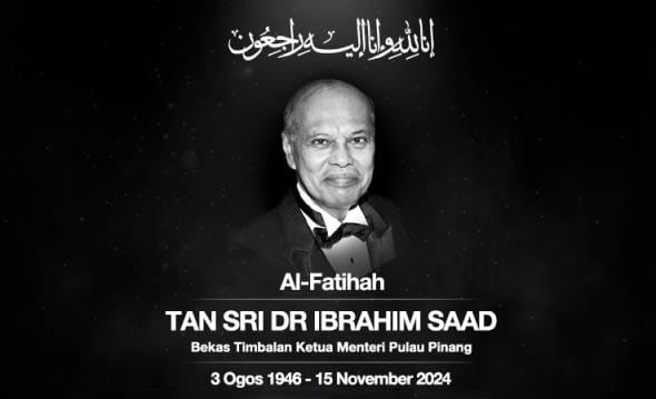 Tan Sri Dr Ibrahim Saad meninggal dunia