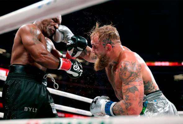 Pertarungan Mike Tyson-Jake Paul peroleh lebih 60 juta tontonan secara langsung!