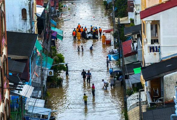 Angka korban banjir terburuk selatan Thailand cecah 22 orang