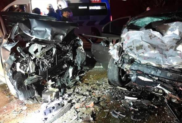 Tiga beranak maut dalam kemalangan di Jalan Kota Tinggi-Mersing