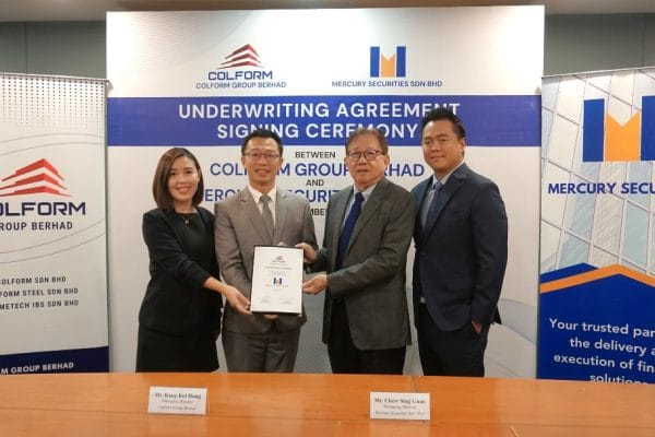 Colform, Mercury Securities meterai taja jamin untuk IPO