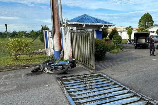 Cemas lari selepas ragut beg, lelaki maut langgar pagar kem PGA