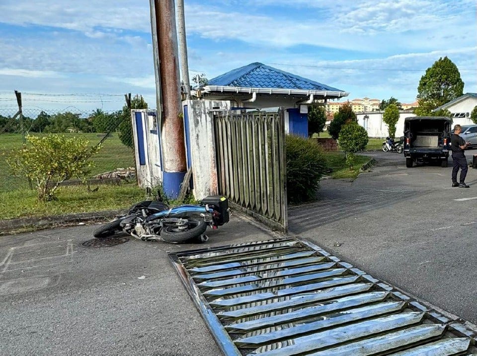 Cemas lari selepas ragut beg, lelaki maut langgar pagar kem PGA