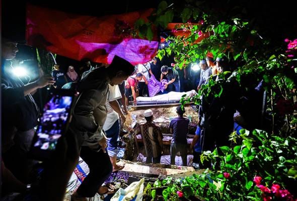 Jenazah enam mangsa nahas di Semporna selamat dikebumikan