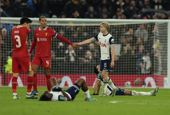 Piala EFL: Selepas seri berdepan Manchester United, Liverpool dimalukan Tottenham