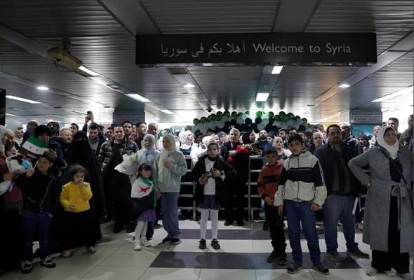Hampir 200,000 pelarian Syria pulang sejak kejatuhan Assad - PBB