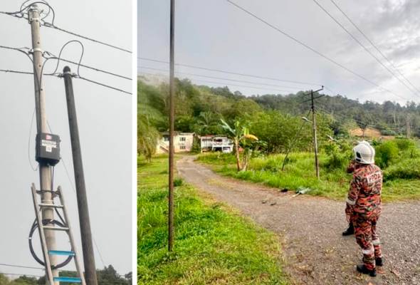 Pekerja kontrak maut terkena renjatan elektrik ketika pasang talian internet