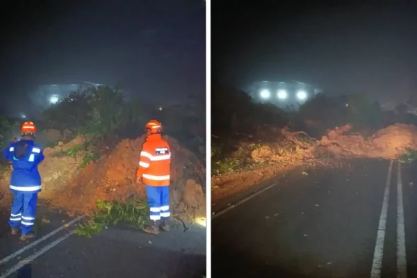 Tanah runtuh di Cameron Highlands