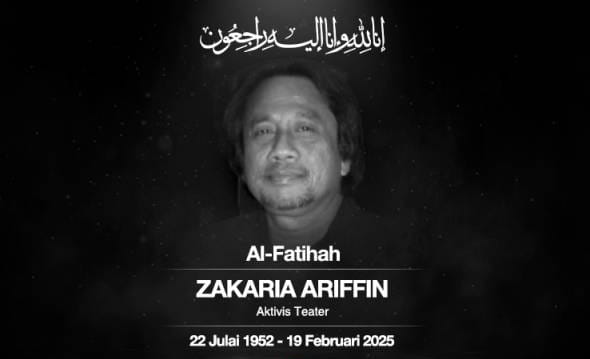Aktivis teater Zakaria Ariffin meninggal dunia