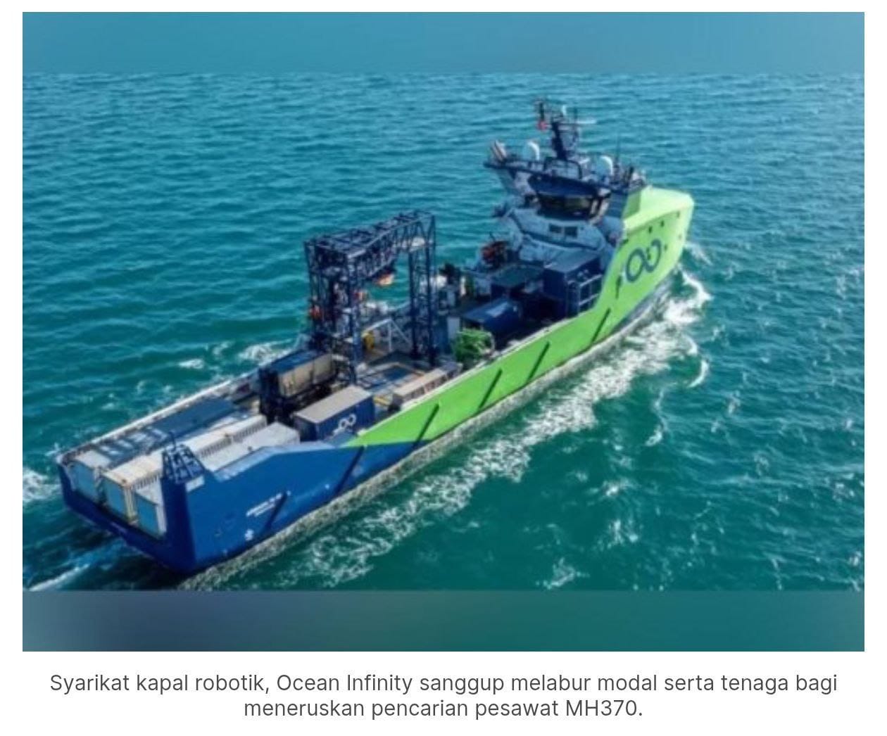 Kapal terlibat operasi pencarian ketiga MH370 mungkin sudah 'nampak' petunjuk - Pakar penerbangan