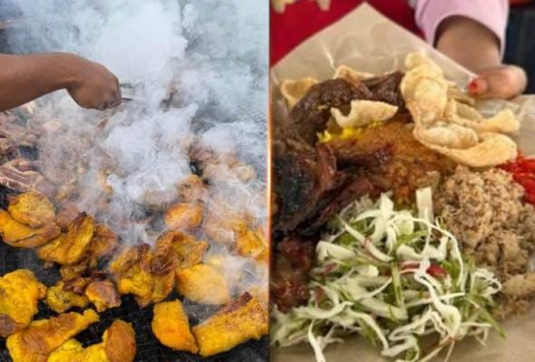 Nasi kerabu lemak daging bakar, tarikan baharu penggemar makanan tradisional Kelantan