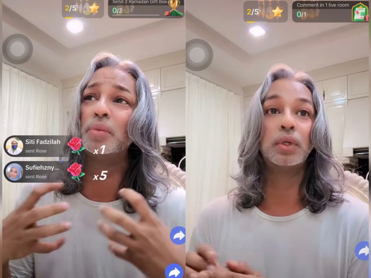 ‘Abang masuk bilik, lihat tingkap sudah terbuka dan rosak’