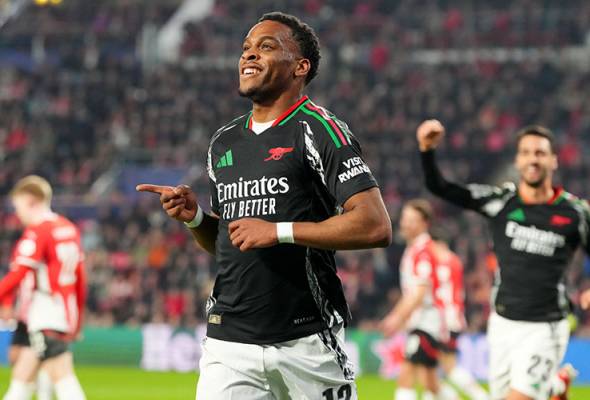 UCL: Arsenal kenduri gol benam PSV di Eindhoven