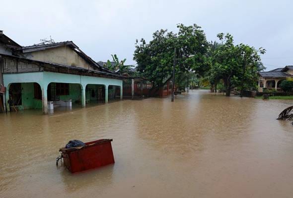 Paras air di beberapa sungai di Johor melepasi tahap bahaya, amaran