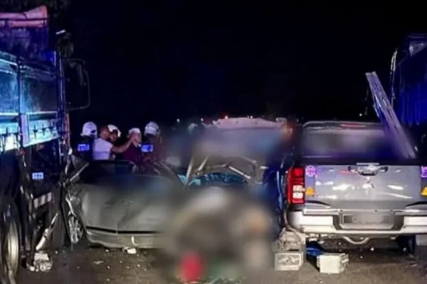 3 maut, dua cedera kemalangan empat kenderaan