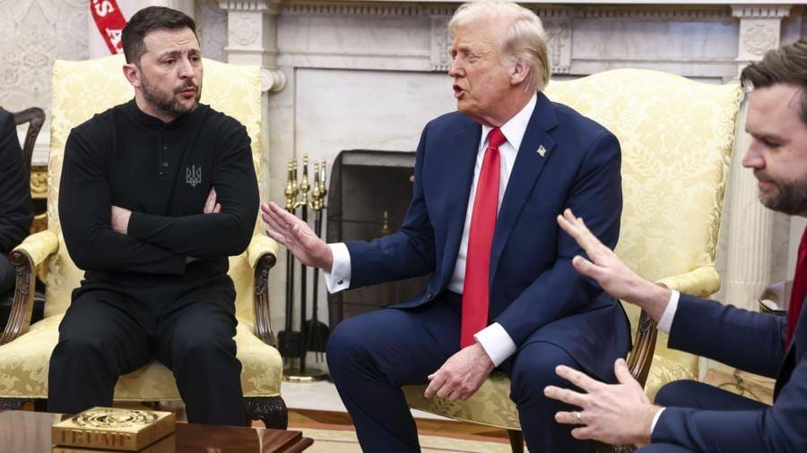 Kronologi gaduh mulut Trump dengan Zelensky - Amerika Makin Angkuh
